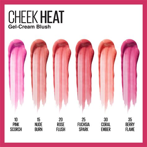 Maybelline Cheek Heat Gel Cream Blush Rose Flush 0 27 Fl Oz