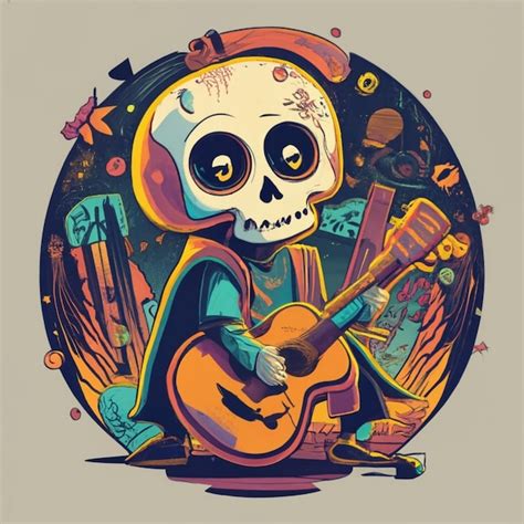 Premium AI Image | Mariachi guitar player