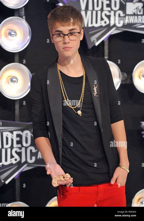 Justin Bieber Au Mtv Video Music Awards Lors De La Nokia Theatre