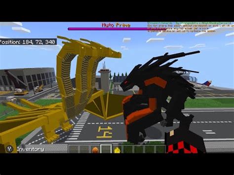 King Ghidorah Vs Muto Prime In Minecraft Youtube