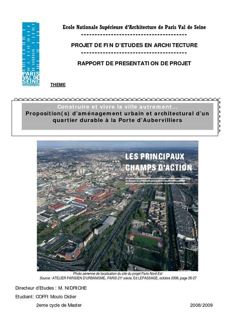 Calam O Rapport De Pr Sentation De Projet De Fin D Etudes En