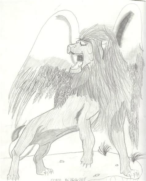 Winged Lion by LokiFrost on DeviantArt