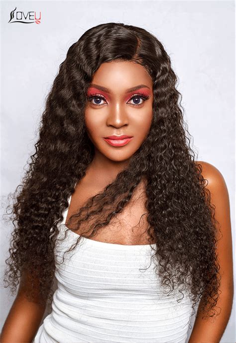 13×4 Lace Frontal Wig Deep Wave Human Hair Wig In Nigeria Loveuwig