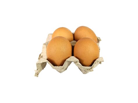 Eggs On Recycled Cardboard Boxes On A Transparent Background 18760775 PNG