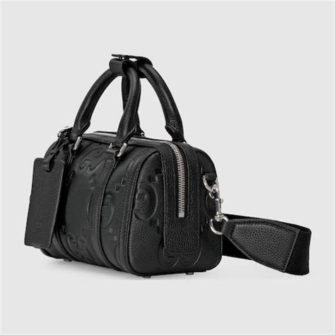 Jumbo Gg Mini Duffle Bag In Black Undefined Gucci Si