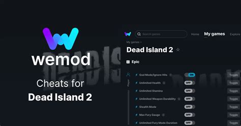 Dead Island 2 Cheats And Trainers For Pc Wemod