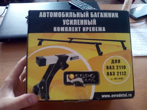 Поперечины багажника на крышу "Евродеталь" — Lada 21120, 1,8 л, 2002 ...