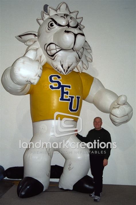 Inflatable Goat Mascot for St Edward's University