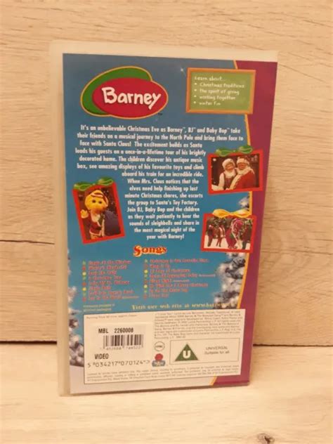 BARNEY S NIGHT BEFORE Christmas VHS S 2001 10 00 PicClick UK