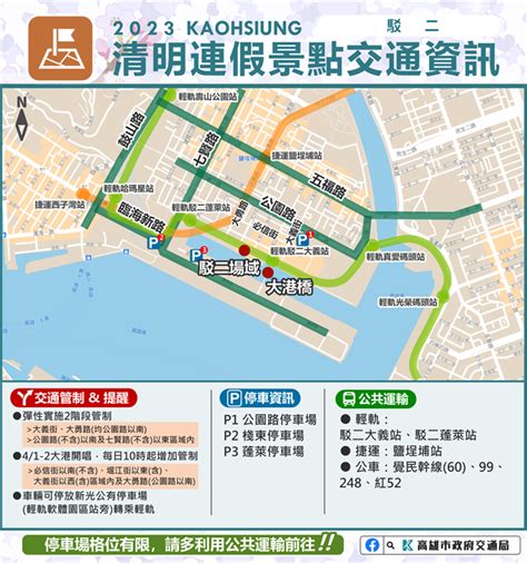 清明5天連假4／1開跑 高市各景點管制一次看 生活 中時