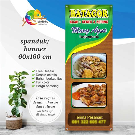 Contoh Banner Batagor Contoh Spanduk Makanan Dan Minuman