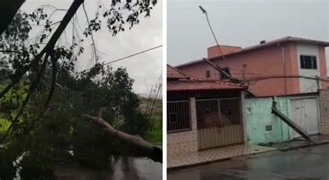 Chuva Forte E Vendaval Causa Estragos E Alaga Bairros De Pouso Alegre