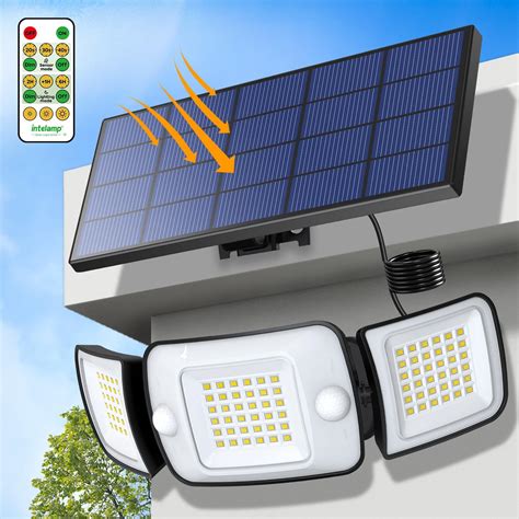 Feob Lot De Lampes Solaires Ext Rieur D Tecteur De Mouvement