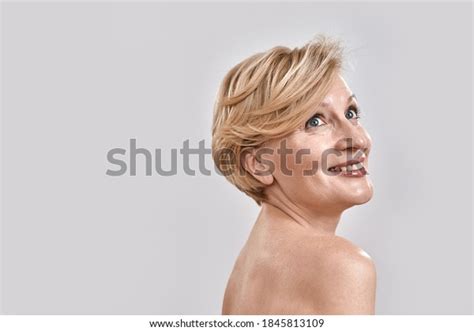 Portrait Beautiful Naked Middle Aged Woman Stock Photo Shutterstock