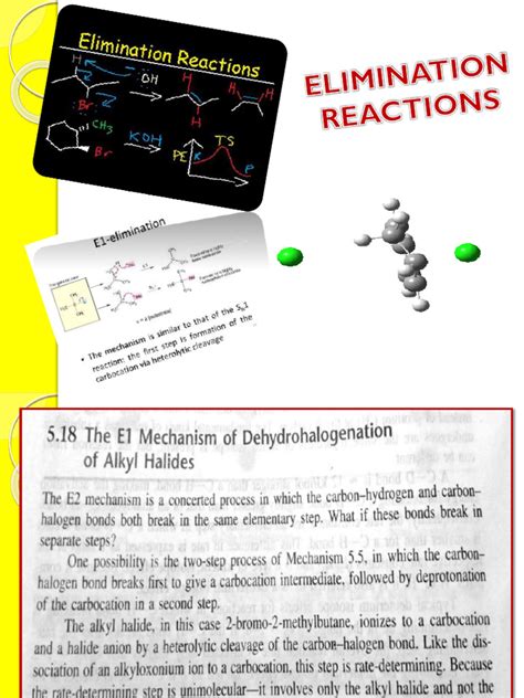 Elimination Reaction | PDF