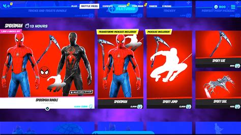 Spiderman In Fortnite Item Shop Youtube