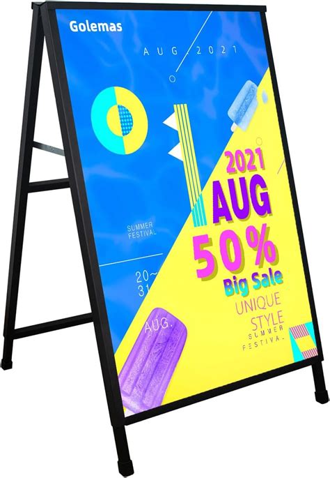 Geetery 3 Pcs A Frame Sidewalk Sign 24 X 36 Inch Portable