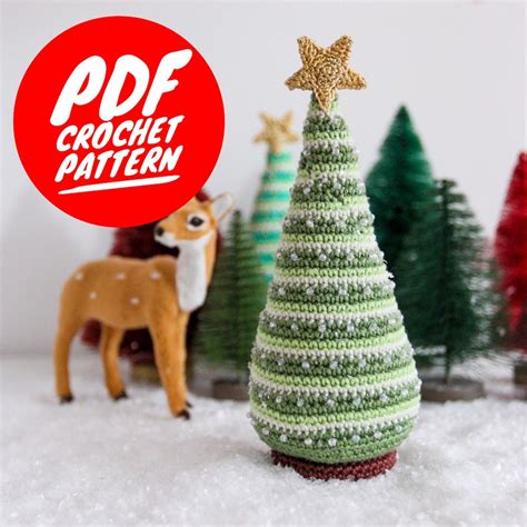 Crochet Christmas Tree Pattern Pdf Crochet Pattern Christmas Crochet