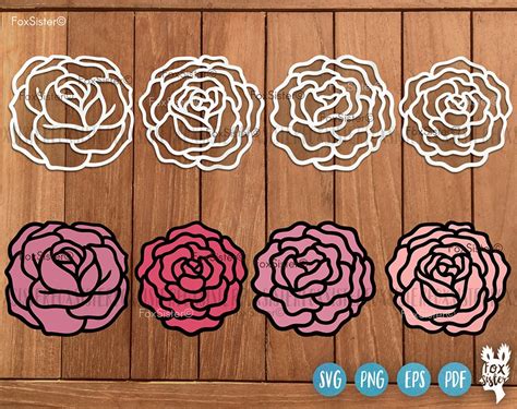 Clip Art And Image Files Flower Svg Bundle Wedding Sign Rose Bundle Svg