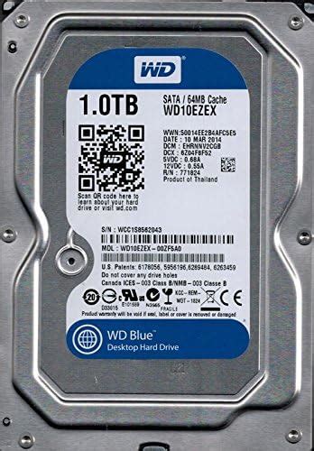 Amazon Western Digital WD10EZEX 00ZF5A0 DCM EHRNNV2CGB WCC1S 1TB