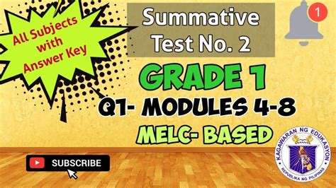 Grade 3 Quarter 3 First Summative Test Melc Based All Subjects NBKomputer