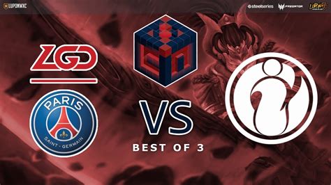 PSG LGD Vs Invictus Gaming Game 2 Bo3 China Dota2 Professional