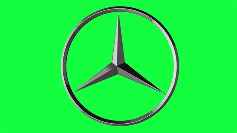 Mercedes Benz Green Screen Logo Loop Chroma Animation Youtube