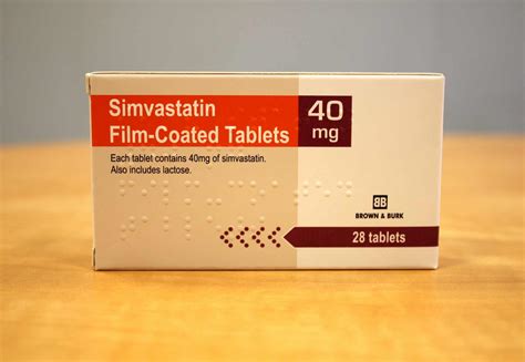 Simvastatin Tablets Brown Burk