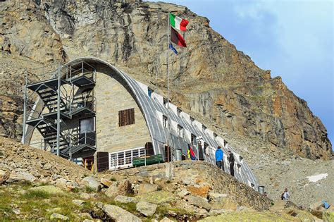 Hut Rifugio Vittorio Emanuele II Gran License Image 70503669