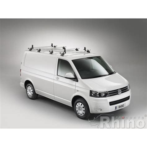 4 X Rhino KammBar Fleet Steel Roof Bars Volkswagen Transporter T5 T6