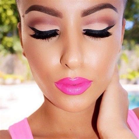 35 Fancy Lips Colour Ideas For Party Addicfashion Pink Lips Hot