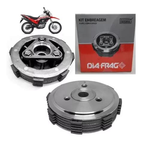 Embreagem Completa Honda Nxr Broz 160 Original Diafrag Frete grátis