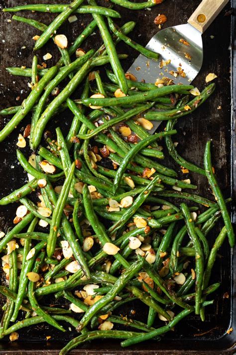 Baked Green Beans Almondine Recipe A Spicy Perspective