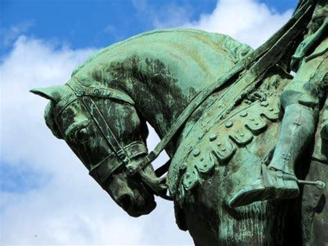 Equestrian Statue Of Jeanne D Arc In Bordeaux France