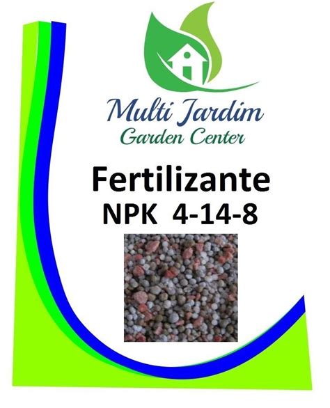 Adubo Fertilizante Granulado NPK 4 14 8 Flores E Frutos Multi Jardim