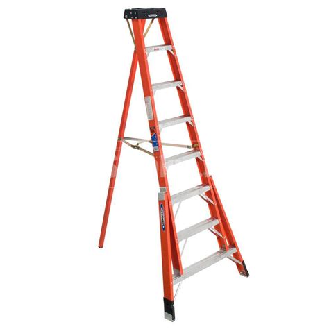 Ladder Werner 8 Ft Fiberglass Surplus