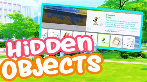 Secret Hidden Objects In The Sims 4! 😱 Debug Objects TutorialClick here ...