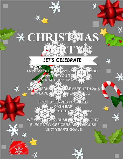 Free Christmas Flyer Templates Word Templatelab