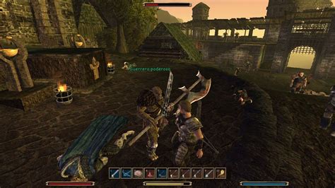 Gothic Iii Palad N Parte Pegando A Guerreros Orco Chamanes Y