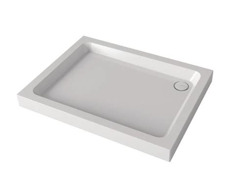 Mira Flight 1200mm x 760mm Rectangular Shower Tray with 2 Upstands - 1. ...