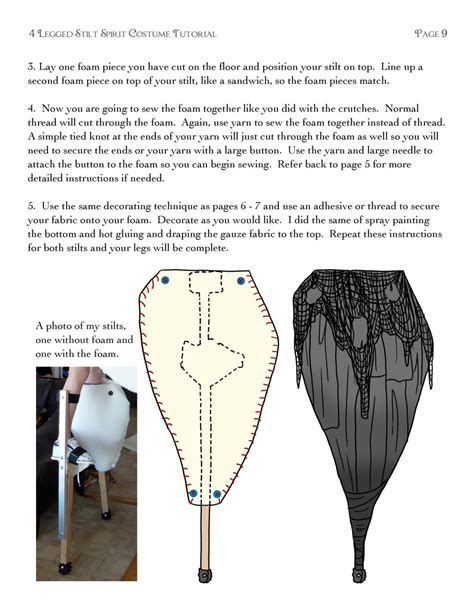 Legged Stilt Spirit Halloween Costume Tutorial As By Mel Daissa