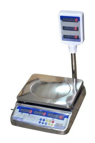 Stainless Steel Table Top Price Computing Scale Capacity Kg At