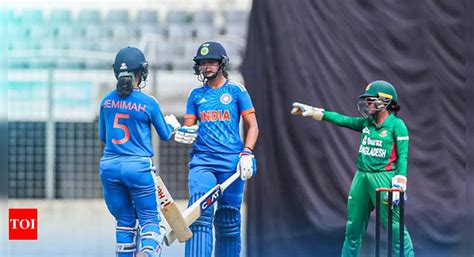 India Women Vs Bangladesh Women 1st Odi Highlights Bangladesh Won By