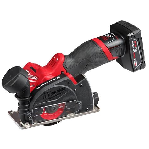 Milwaukee 2522-21XC M12 FUEL 12V 3-Inch 4.0Ah Cordless Cut Off Tool Kit