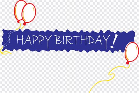 Happy Birthday Banner Banner Birthday Png Pngegg