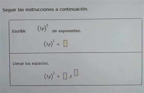 Solved Seguir las instrucciones a continuación 3p 2 Escribir sin