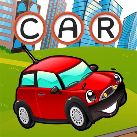 Abc Car Games For Children Train Your Word Spelling Skills Of Cars And