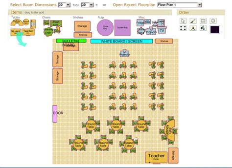 Classroom Layout - Samantha Franklin