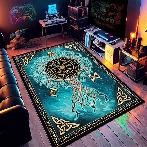 Amazon Owingus Design Viking Rug For Living Room Tree Of Life