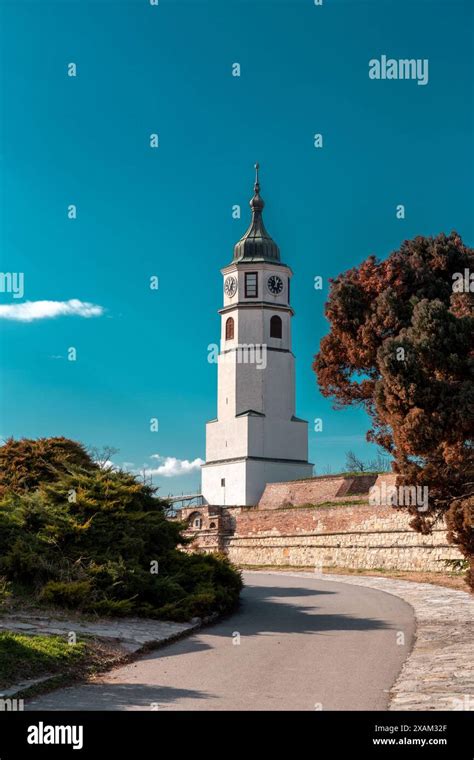 Sahat Kula The Clock Tower Inside The Kalemegdan Park In Belgrade